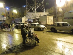 گزارش تصویری : بارش باران  در کربلای معلی 4