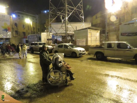 گزارش تصویری : بارش باران در کربلای معلی 4