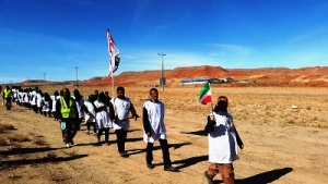 تصاویری ازشور، صفا و مهربانی در کاروان‌های زائران پیاده حضرت رضا (ع)