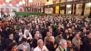 گزارش تصویری:
 مراسم سخنرانی و عزاداری رحلت پیامبر اکرم (ص) و شهادت امام حسن مجتبی (ع) در حرم امام حسین (ع) 7