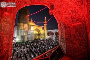 جلوه ای زیبا از نماز جماعت در حرم حضرت امیرالمومنین (ع)