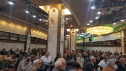 گزارش تصویری: برگزاری مراسم بعثه مقام معظم رهبری در سرداب علقمی 3