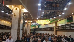 گزارش تصویری: برگزاری مراسم بعثه مقام معظم رهبری در سرداب علقمی 4