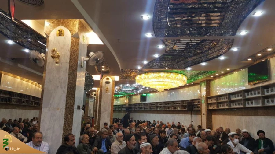 گزارش تصویری: برگزاری مراسم بعثه مقام معظم رهبری در سرداب علقمی 4
