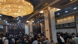 گزارش تصویری: برگزاری مراسم بعثه مقام معظم رهبری در سرداب علقمی 5
