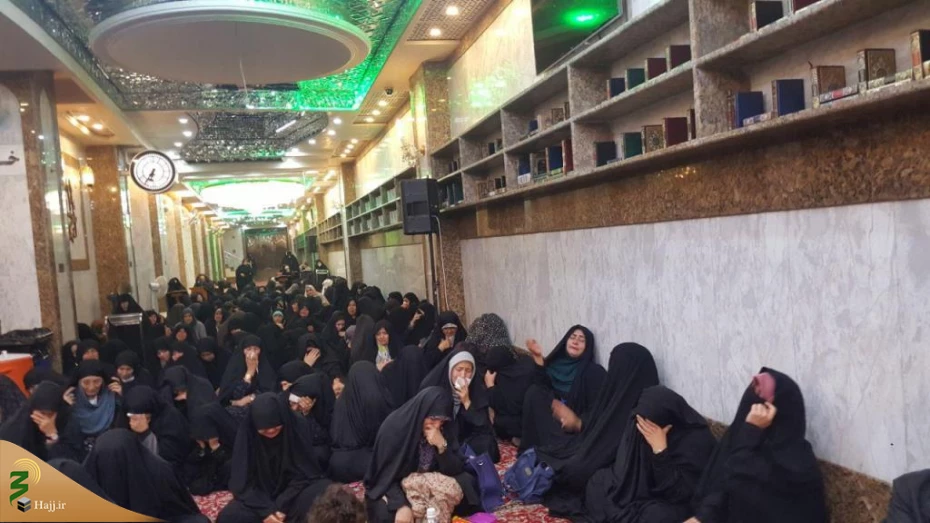 گزارش تصویری: برگزاری مراسم بعثه مقام معظم رهبری در سرداب علقمی 6