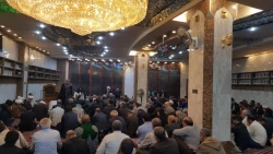 گزارش تصویری: برگزاری مراسم بعثه مقام معظم رهبری در سرداب علقمی 7
