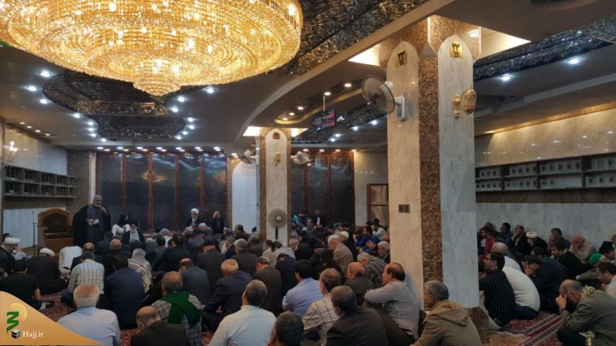 گزارش تصویری: برگزاری مراسم بعثه مقام معظم رهبری در سرداب علقمی 8