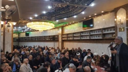 گزارش تصویری: برگزاری مراسم بعثه مقام معظم رهبری در سرداب علقمی 10