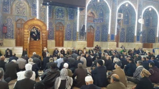 گزارش تصویری: مراسم سخنرانی و مداحی حرم حسینی در ایام ربیع الاول 2