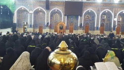 گزارش تصویری: مراسم سخنرانی و مداحی حرم حسینی در ایام ربیع الاول 3