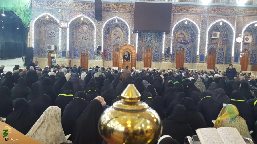 گزارش تصویری: مراسم سخنرانی و مداحی حرم حسینی در ایام ربیع الاول 3
