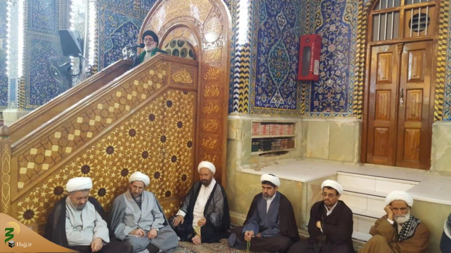 گزارش تصویری: مراسم سخنرانی و مداحی حرم حسینی در ایام ربیع الاول 7