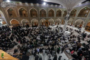 عزاداری زائران حرم امیرالمومنین(ع) در شهادت امام حسن عسکری(ع)+تصاویر 8