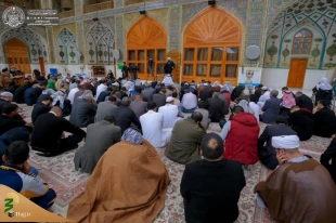 عزاداری زائران حرم امیرالمومنین(ع) در شهادت امام حسن عسکری(ع)+تصاویر 14