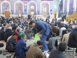 جشن آغاز امامت حضرت مهدی(عج) در حرم سیدالشهداء(ع)+ تصویر 7