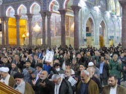 جشن آغاز امامت حضرت مهدی(عج) در حرم سیدالشهداء(ع)+ تصویر 9