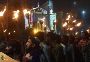 چراغانی شهرهای مختلف پاکستان در جشن میلاد پیامبر (ص) 4