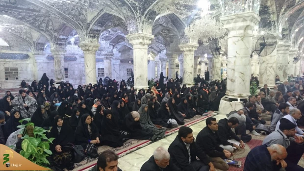 برگزاری مراسم جشن میلاد پیامبر اعظم(ص) و امام صادق(ع) در حرم امیر مومنین(ع) - گزارش تصویری 11