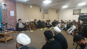 میلاد پیامبر(ص) و امام صادق(ع) در دفتر نماینده مقام معظم رهبری در عراق - گزارش تصویری
