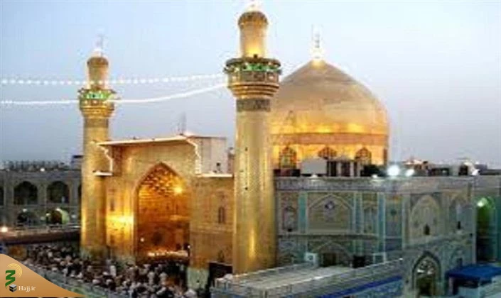 پرچم مزین به نام «محمد المصطفی(ص)» در حرم علوی برافراشته شد 4