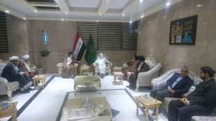 دیدار مسئول بعثه مقام معظم رهبری در نجف اشرف با حجت الاسلام ناطق نوری 2