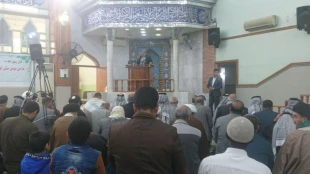 امام جمعه نجف اشرف در بیانی به زبان فارسی خطاب به زائران ایرانی:

تحریم های آمریکا سبب جدایی عراق و جمهوری اسلامی ایران نخواهد شد  11