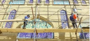 بازسازی مهم‌ترین دیوار حرم امامین جوادین‌(ع) آغاز شد 4
