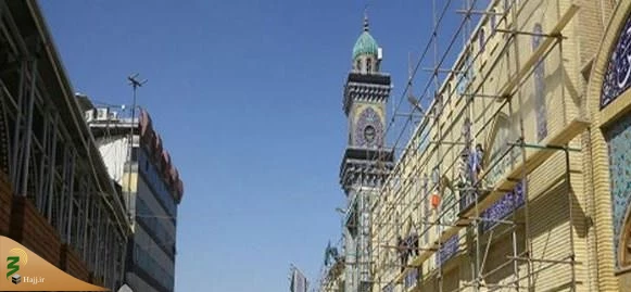 بازسازی مهم‌ترین دیوار حرم امامین جوادین‌(ع) آغاز شد 6