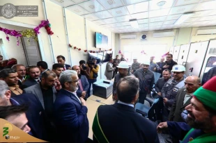 راه اندازی پست برق جدید جهت تامین نیاز آستان علوی به انرژی 13