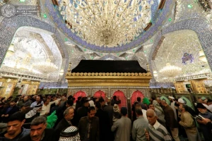 حرم حضرت امیرالمؤمنین(ع) خود را برای فاطمیه اول آماده می کند