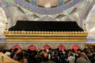 حرم حضرت امیرالمؤمنین(ع) خود را برای فاطمیه اول آماده می کند 3