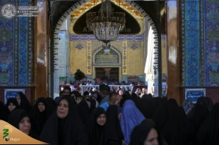 حرم حضرت امیرالمؤمنین(ع) خود را برای فاطمیه اول آماده می کند 4