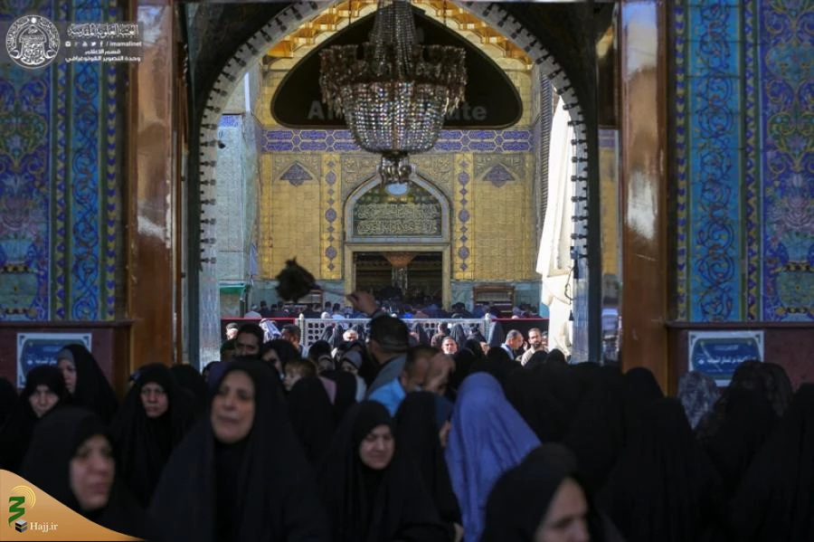 حرم حضرت امیرالمؤمنین(ع) خود را برای فاطمیه اول آماده می کند 4