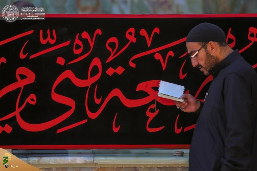 حرم حضرت امیرالمؤمنین(ع) خود را برای فاطمیه اول آماده می کند 7