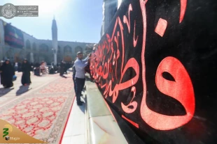 حرم حضرت امیرالمؤمنین(ع) خود را برای فاطمیه اول آماده می کند 8