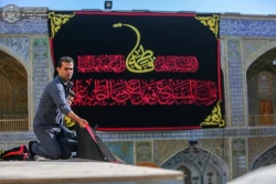 حرم حضرت امیرالمؤمنین(ع) خود را برای فاطمیه اول آماده می کند 12