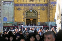 حرم حضرت امیرالمؤمنین(ع) خود را برای فاطمیه اول آماده می کند 13