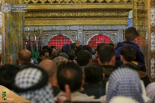 حرم حضرت امیرالمؤمنین(ع) خود را برای فاطمیه اول آماده می کند 14