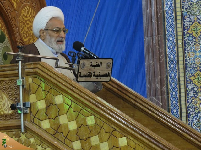 سخنران بعثه رهبری در کربلا: امام زمان (عجل الله تعالی فرجه الشریف) را فراموش نکنیم. 2
