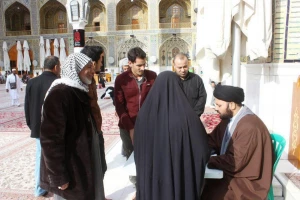 آستان علوی ایستگاه تبلیغ و پاسخ به سؤالات شرعی برپا کرد