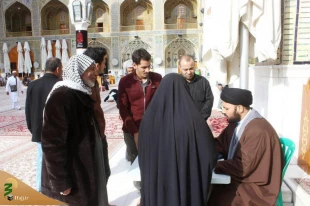 در ایام فاطمیه؛ 

آستان مقدس علوی ایستگاه تبلیغ و پاسخ به سؤالات شرعی برپا کرد 2