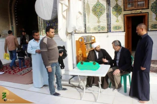 در ایام فاطمیه؛ 

آستان مقدس علوی ایستگاه تبلیغ و پاسخ به سؤالات شرعی برپا کرد 3
