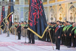 مراسم عزاداری فاطمیه اول در حرم امیرالمؤمنین (ع) برگزار شد+تصاویر  2