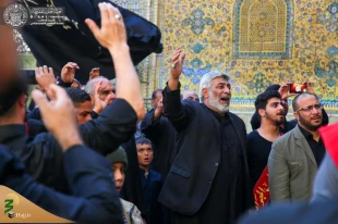 مراسم عزاداری فاطمیه اول در حرم امیرالمؤمنین (ع) برگزار شد+تصاویر  3
