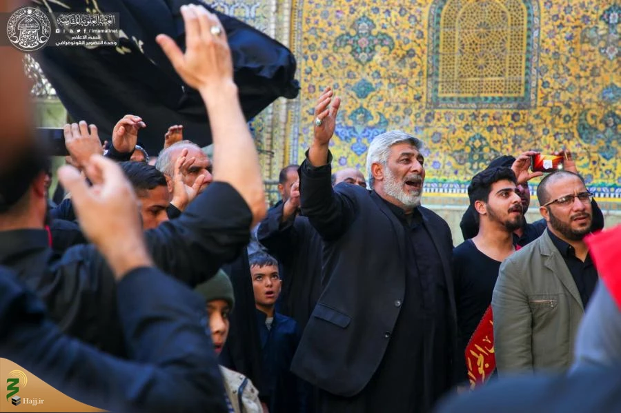 مراسم عزاداری فاطمیه اول در حرم امیرالمؤمنین (ع) برگزار شد+تصاویر  3
