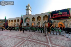 مراسم عزاداری فاطمیه اول در حرم امیرالمؤمنین (ع) برگزار شد+تصاویر  9