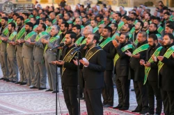 مراسم عزاداری فاطمیه اول در حرم امیرالمؤمنین (ع) برگزار شد+تصاویر  11