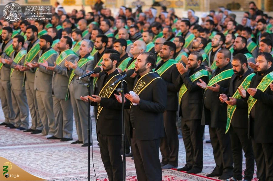 مراسم عزاداری فاطمیه اول در حرم امیرالمؤمنین (ع) برگزار شد+تصاویر  11