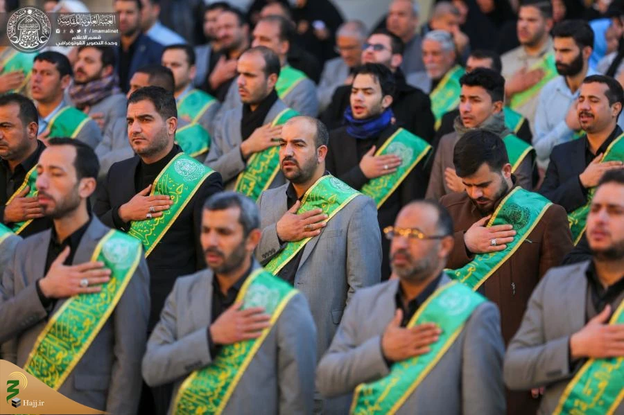مراسم عزاداری فاطمیه اول در حرم امیرالمؤمنین (ع) برگزار شد+تصاویر  12